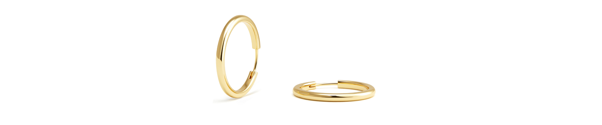 14k gold hoop earrings
