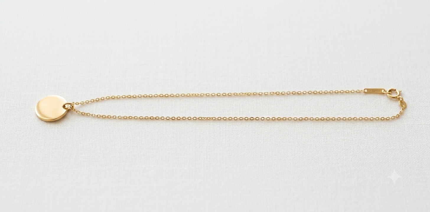 a gold vermeil necklace