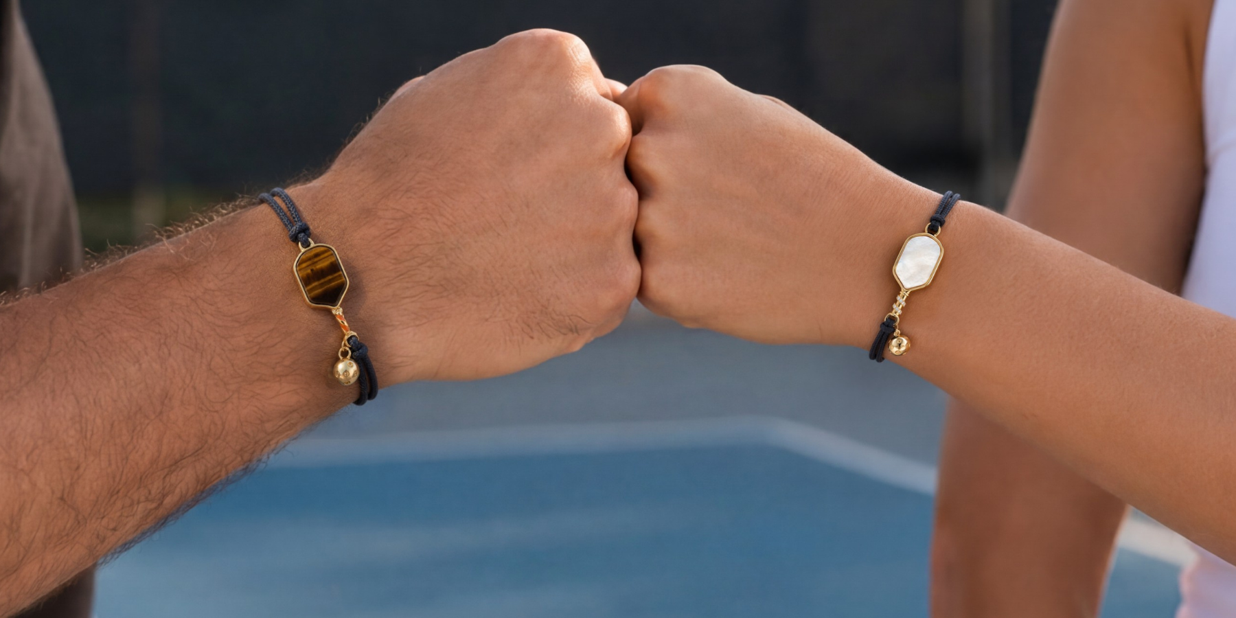 matching pickleball bracelets