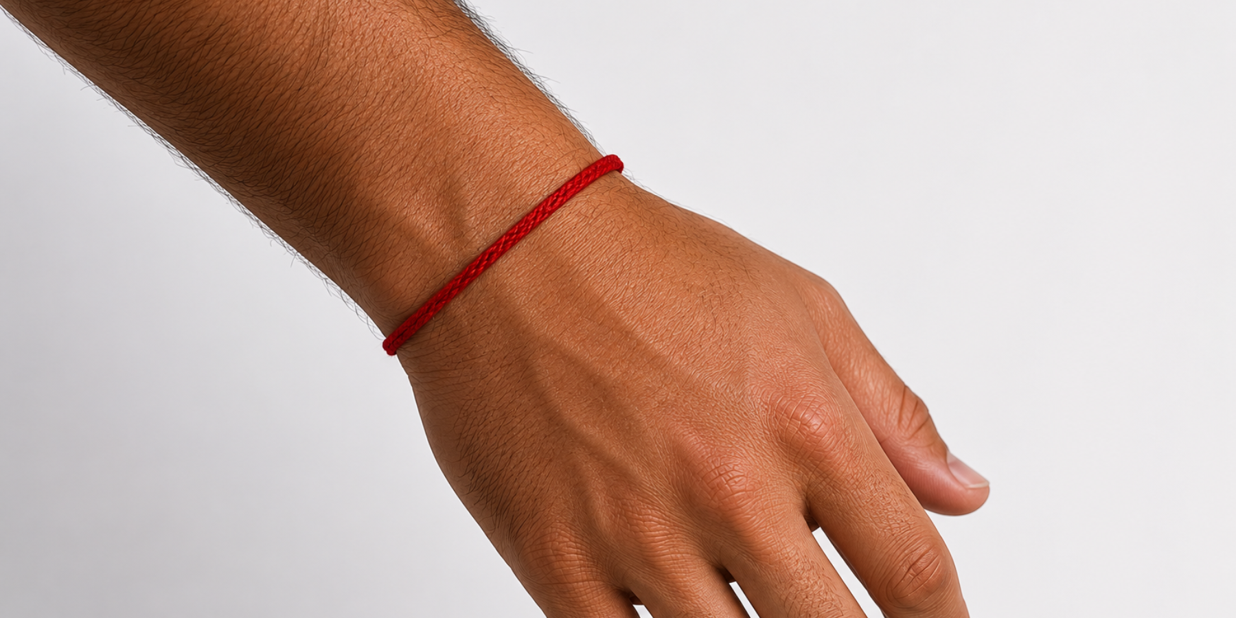 red string bracelet
