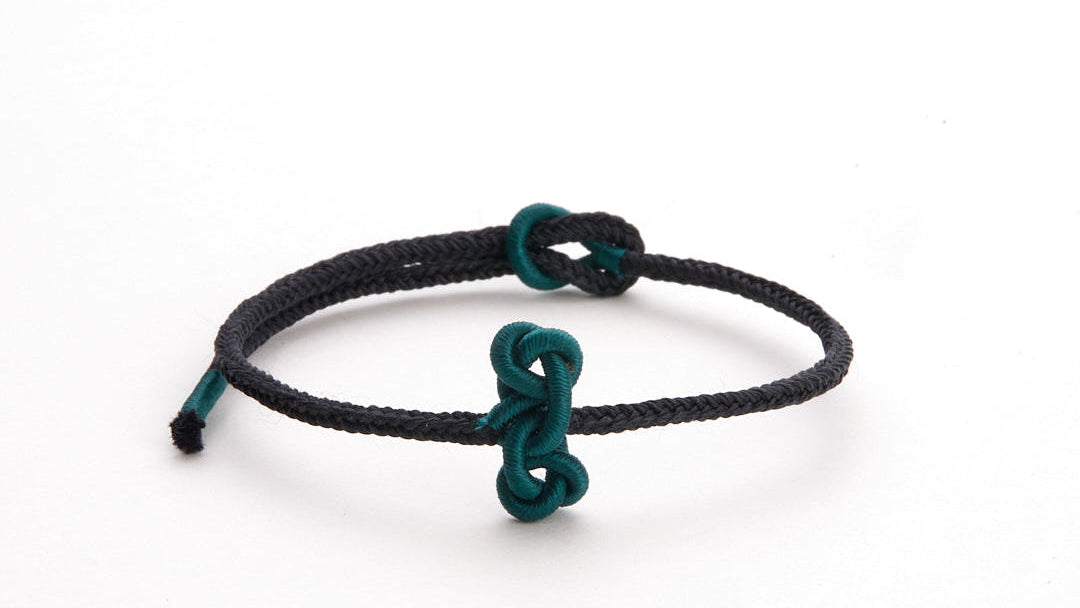 Black String Bracelets - Chinese Knot Series