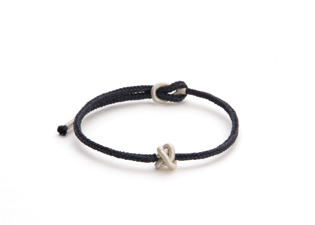 Black String Bracelets - Chinese Knot Series