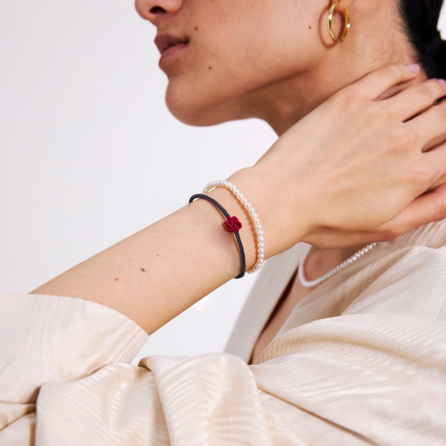 Black String Bracelets - Chinese Knot Series