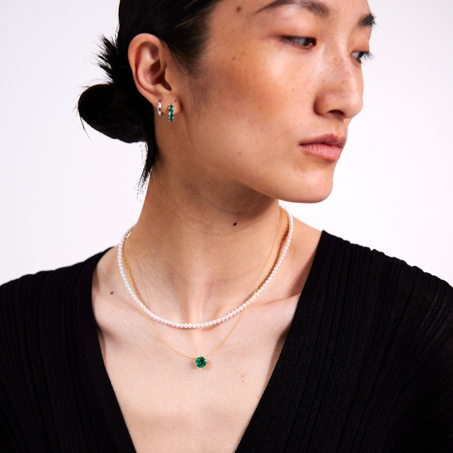 Pure Glint Pearl Necklace