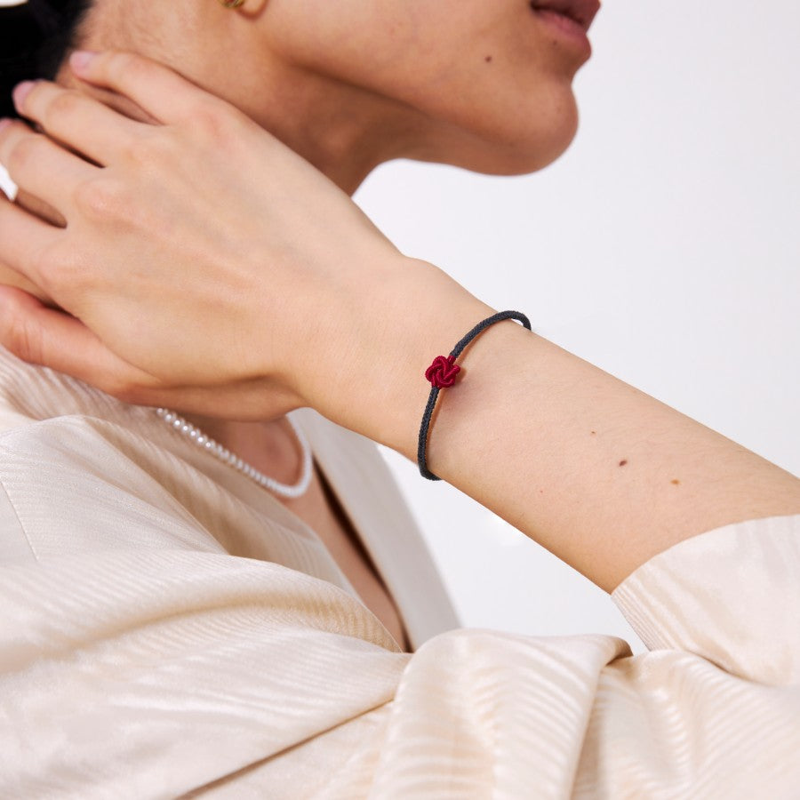 Black String Bracelets - Chinese Knot Series