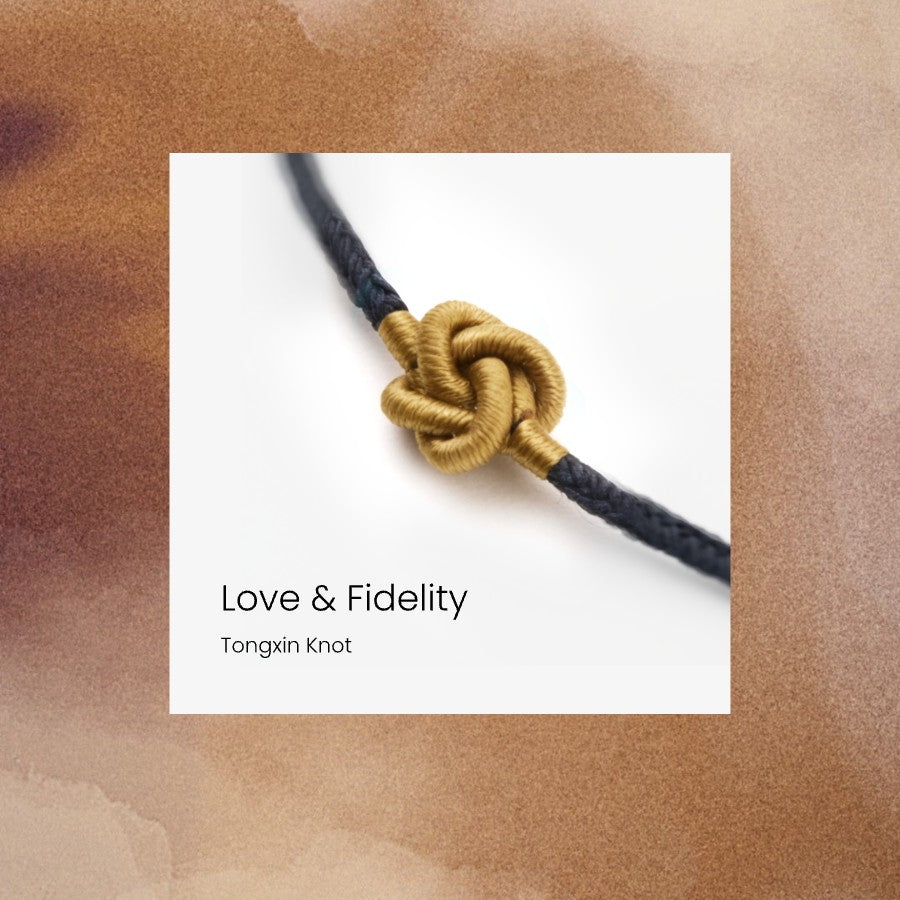 Black String Bracelets - Chinese Knot Series