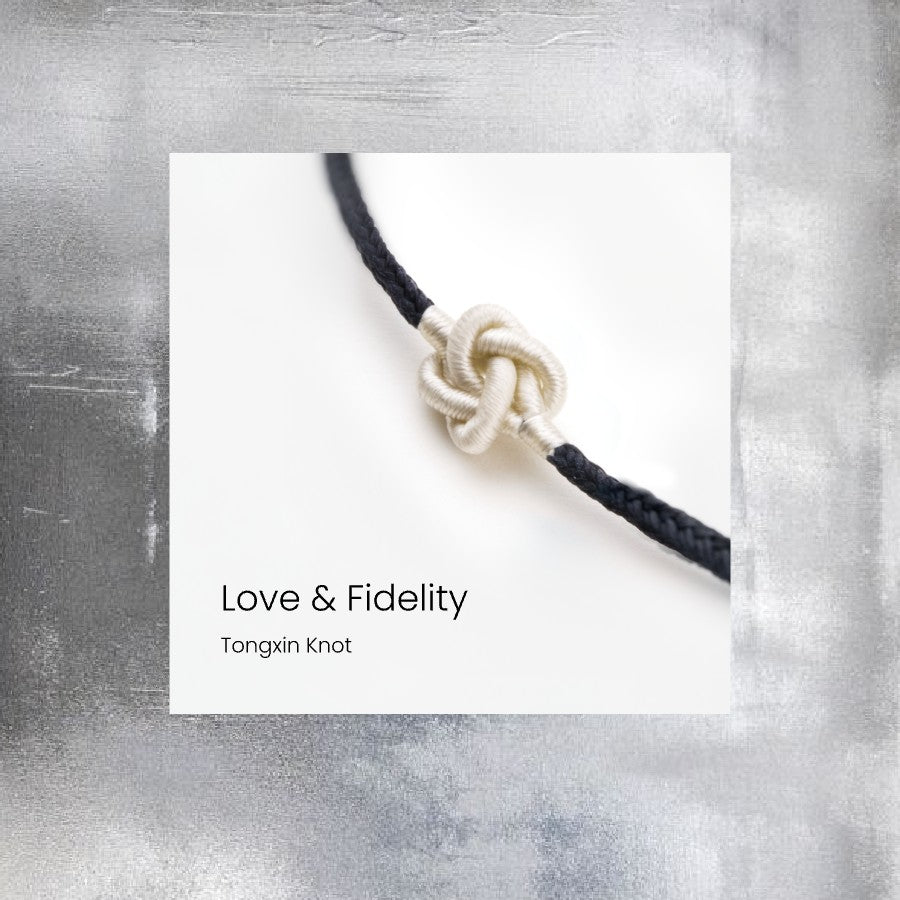 Black String Bracelets - Chinese Knot Series