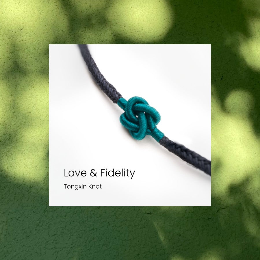 Black String Bracelets - Chinese Knot Series