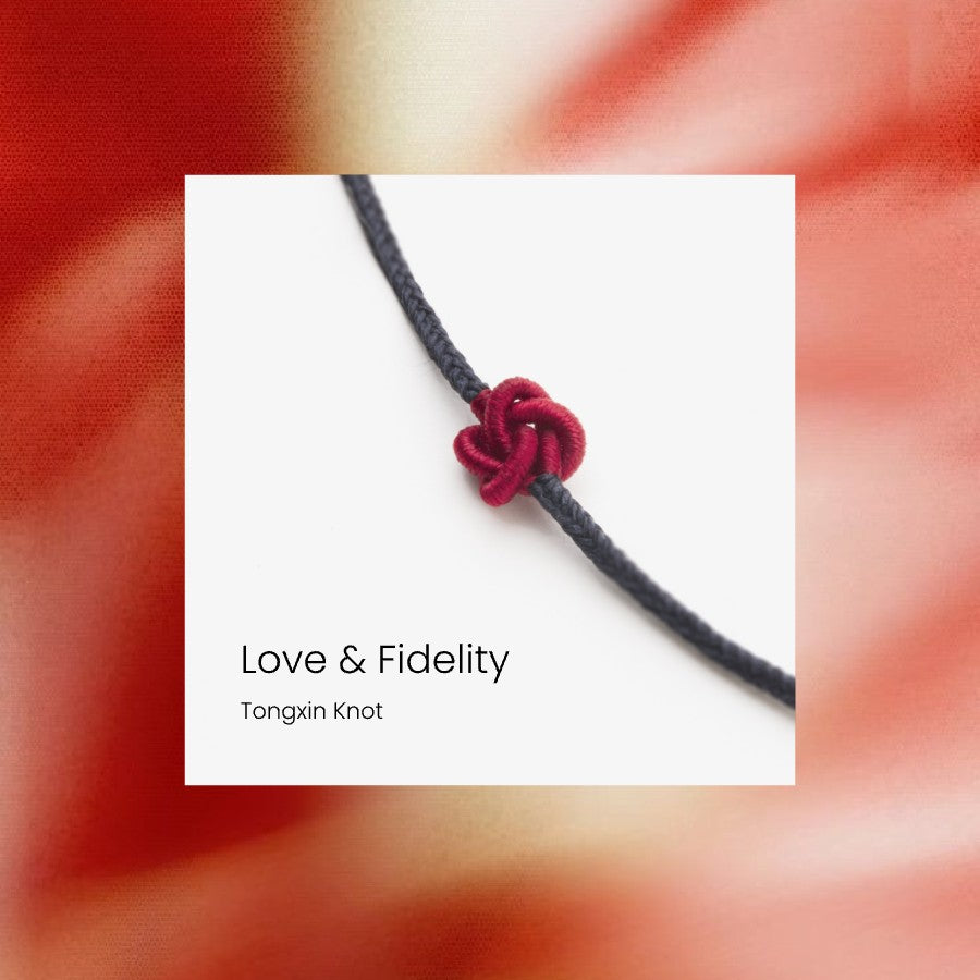 Black String Bracelets - Chinese Knot Series