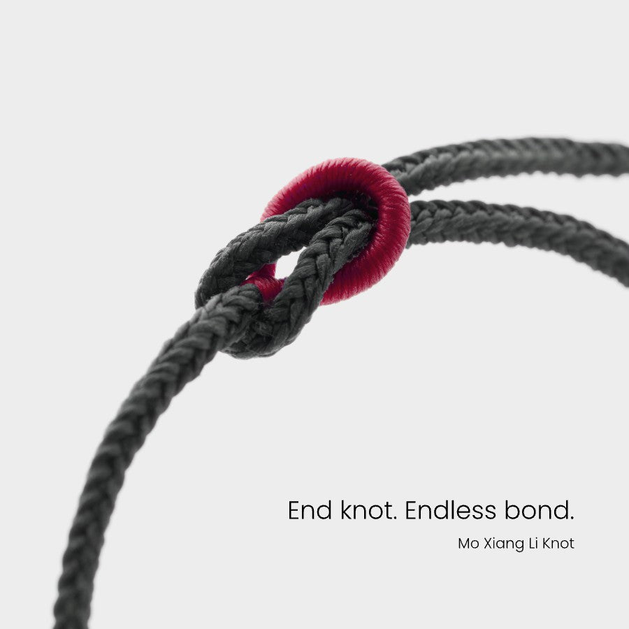 Black String Bracelets - Chinese Knot Series