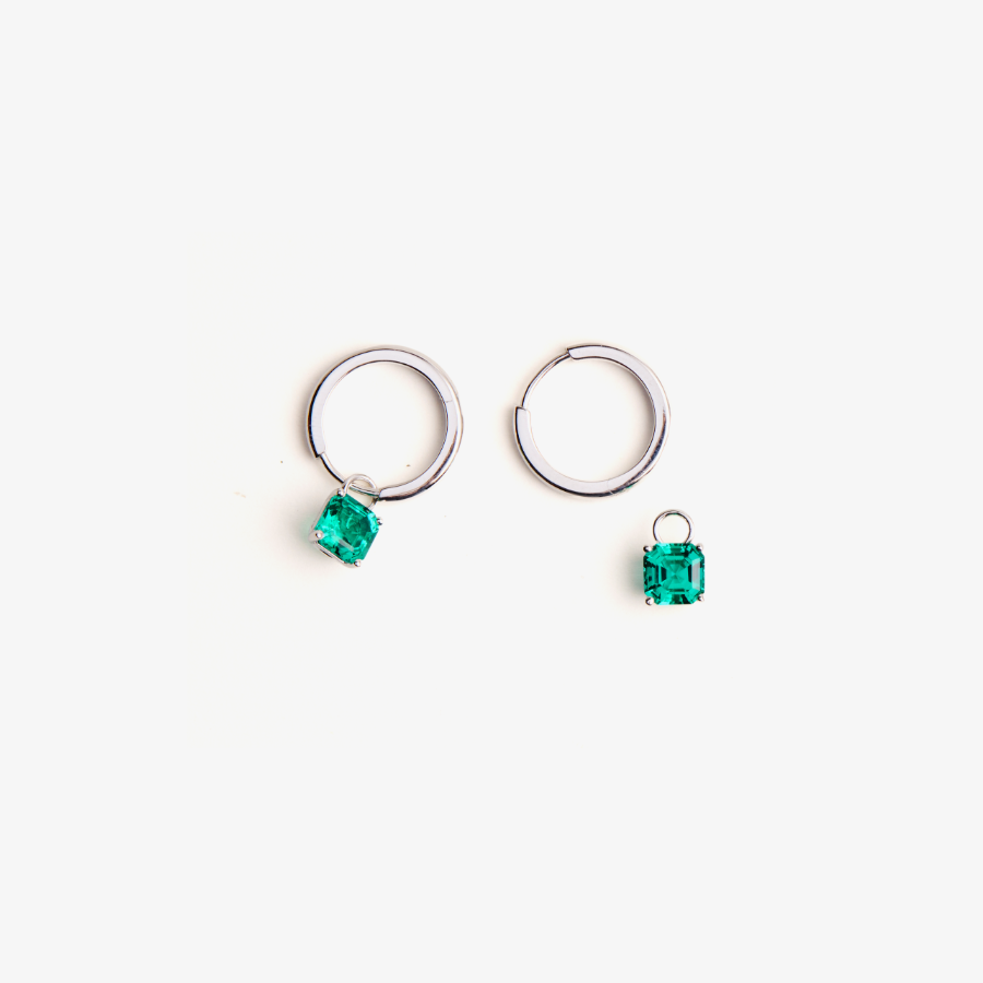 Lab Grown Sapphire Earring Charm