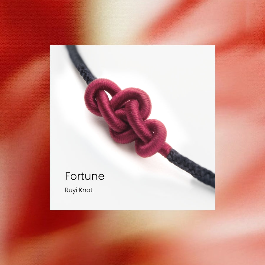 Black String Bracelets - Chinese Knot Series