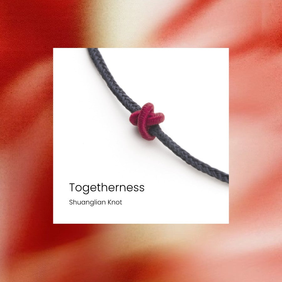 Black String Bracelets - Chinese Knot Series