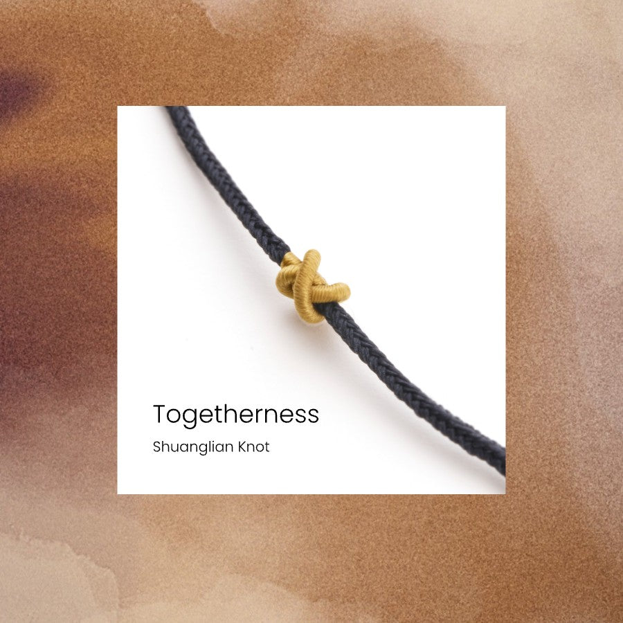 Black String Bracelets - Chinese Knot Series