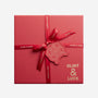 Red gift box with a bow and 'GLINT & LUCK' branding on a white background