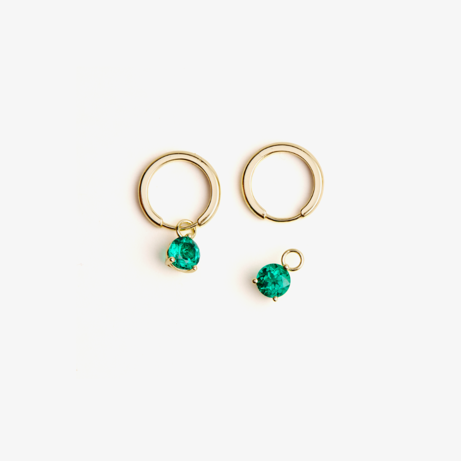 Lab Grown Sapphire Earring Charm