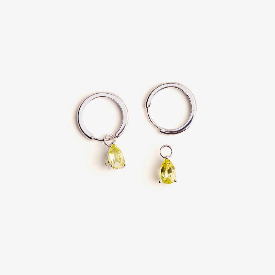 Lab Grown Sapphire Earring Charm