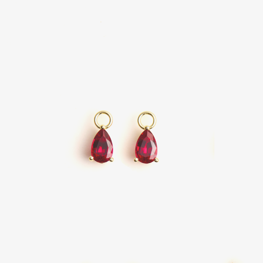 Lab Grown Sapphire Earring Charm