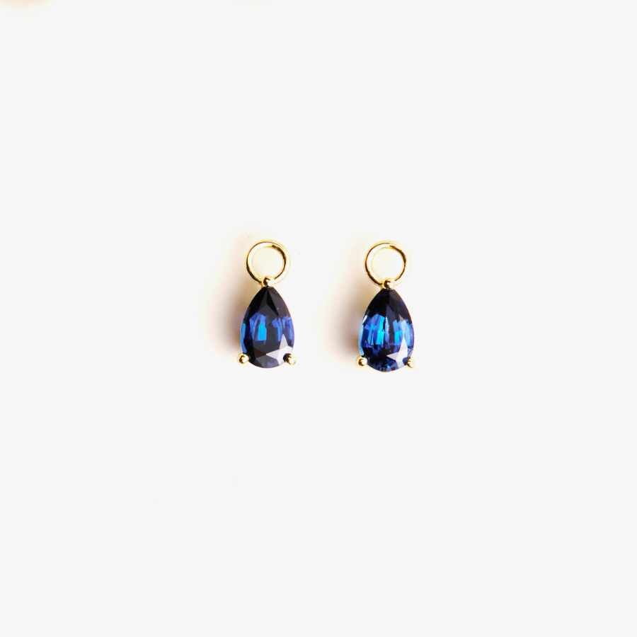 Lab Grown Sapphire Earring Charm
