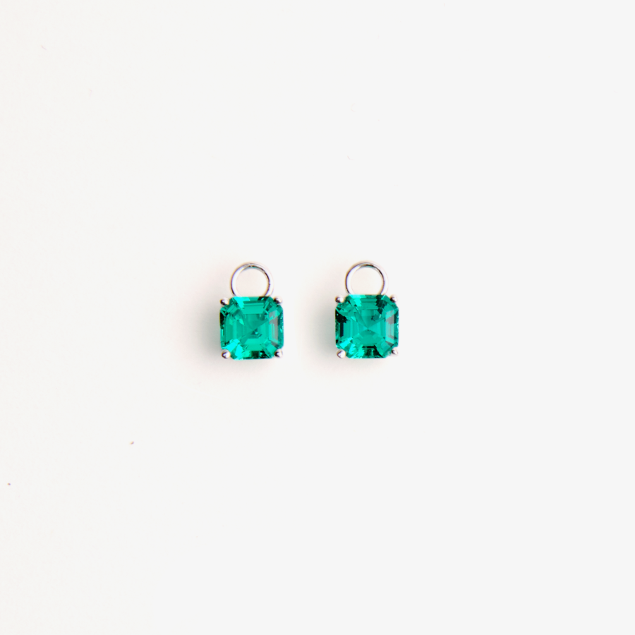 Lab Grown Sapphire Earring Charm