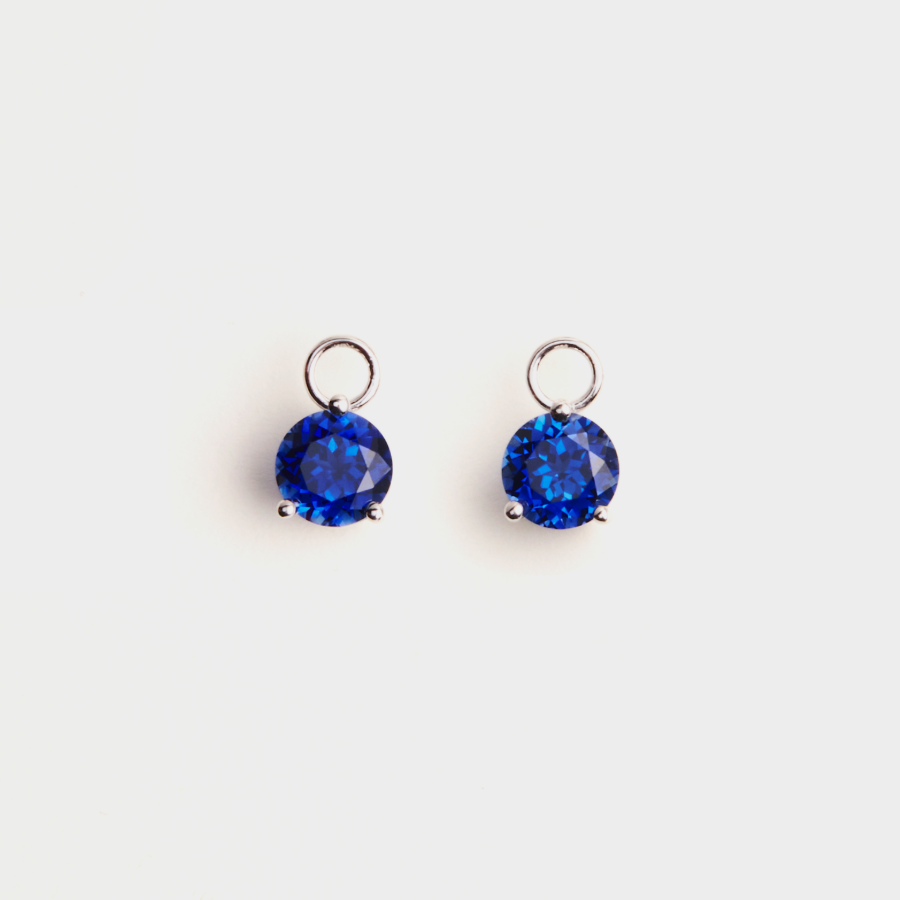 Lab Grown Sapphire Earring Charm