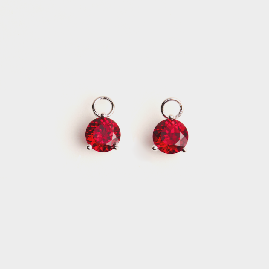 Lab Grown Sapphire Earring Charm