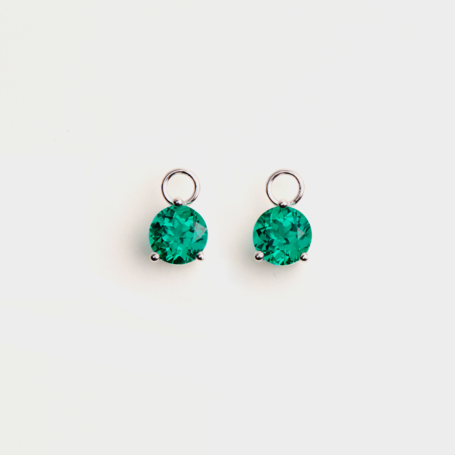 Lab Grown Sapphire Earring Charm