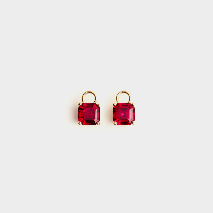 Lab Grown Sapphire Earring Charm