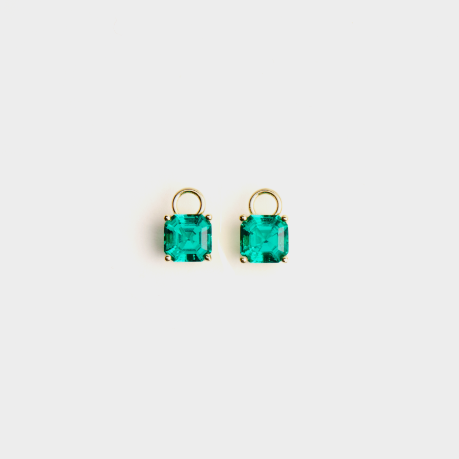 Lab Grown Sapphire Earring Charm