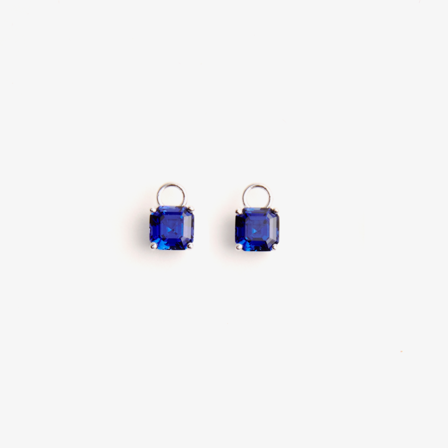 Lab Grown Sapphire Earring Charm