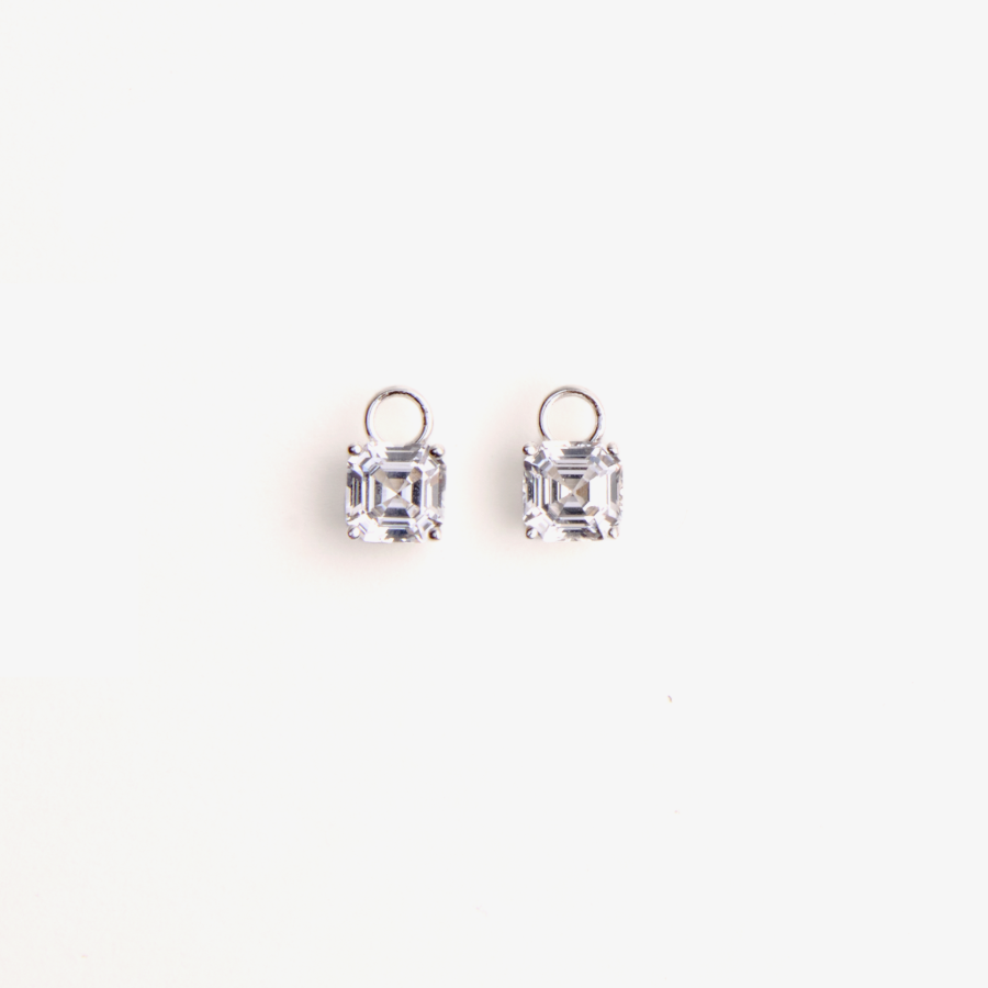 Lab Grown Sapphire Earring Charm