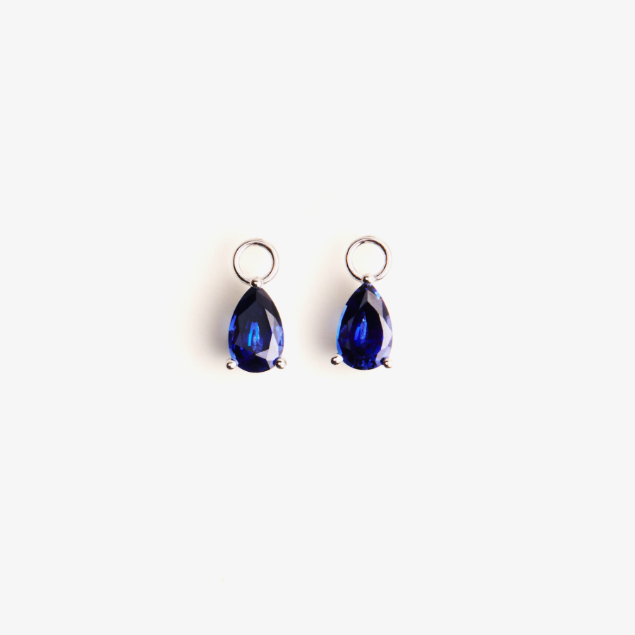 Lab Grown Sapphire Earring Charm