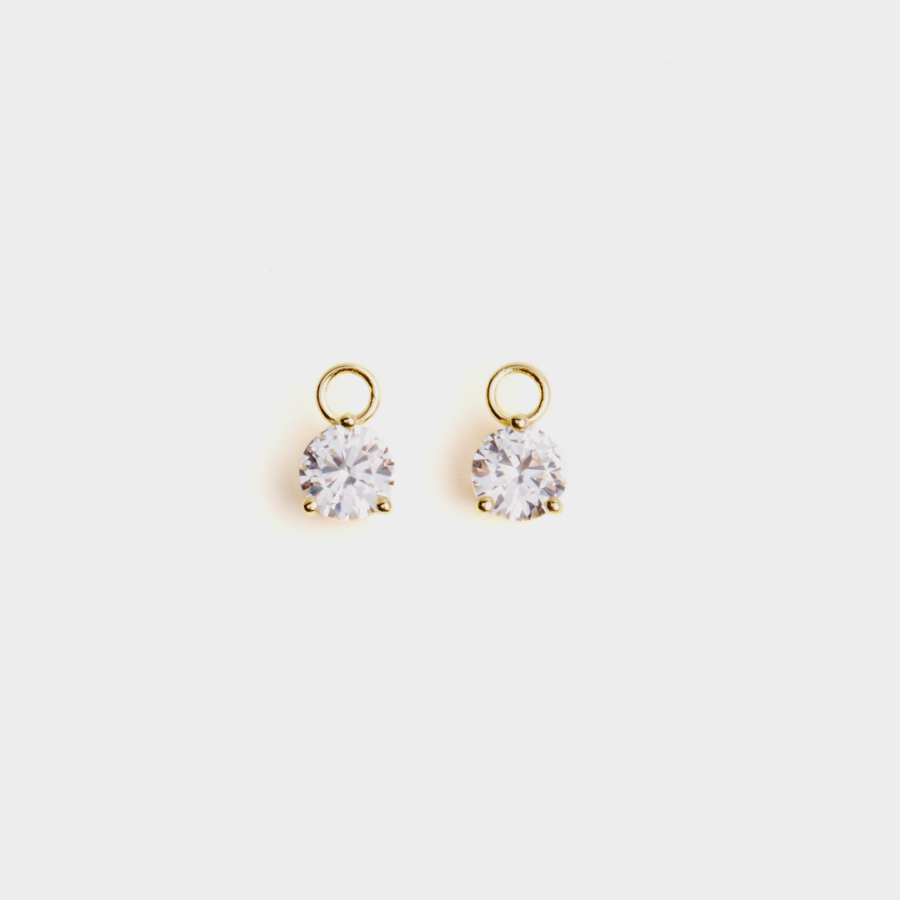 Lab Grown Sapphire Earring Charm