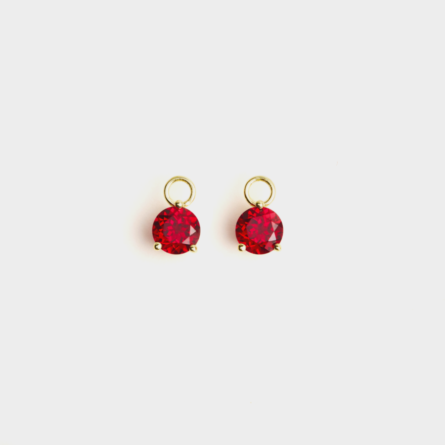 Lab Grown Sapphire Earring Charm