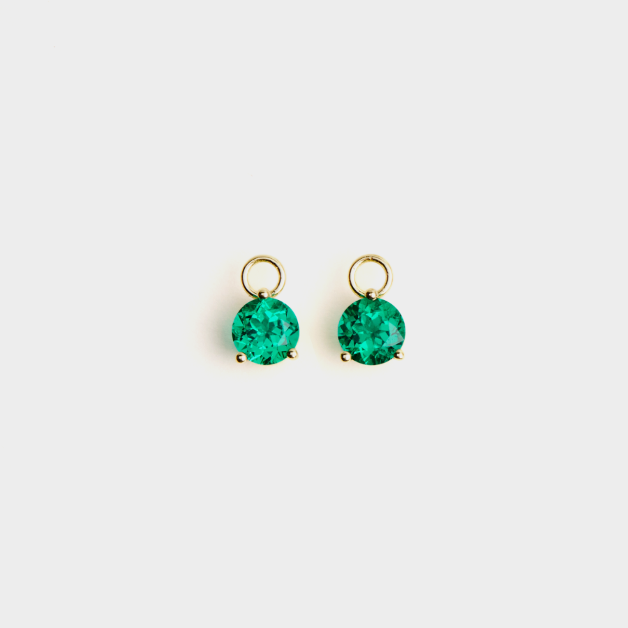 Lab Grown Sapphire Earring Charm