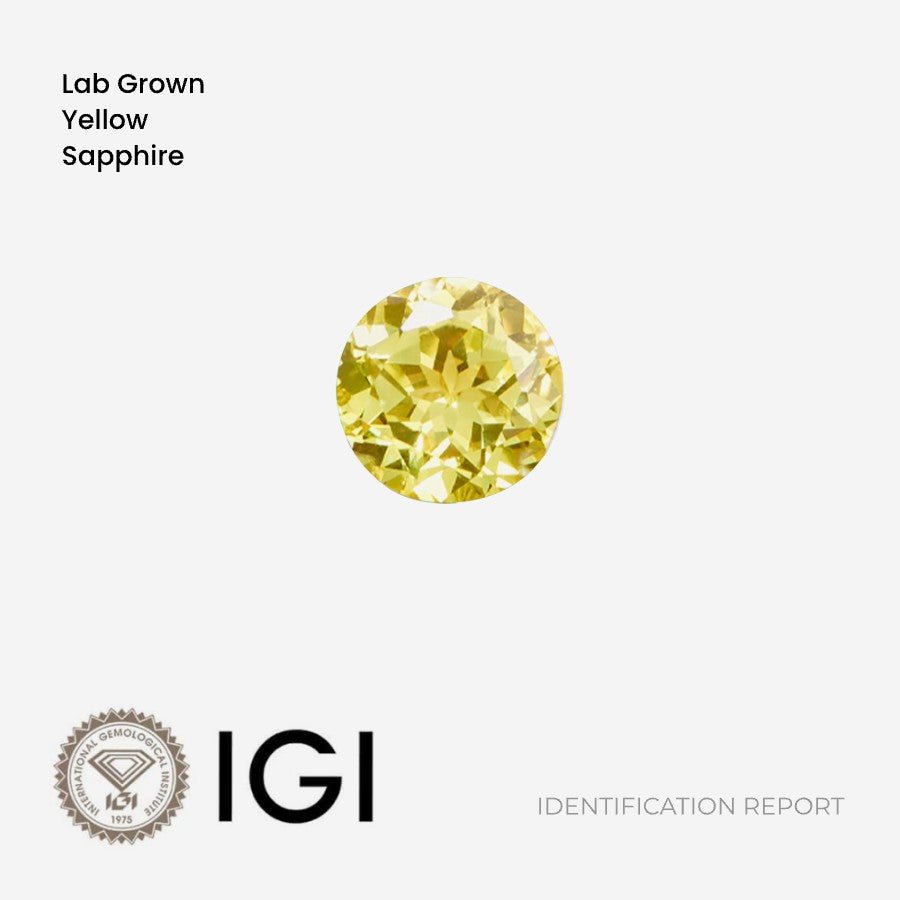Lab Grown Sapphire Earring Charm