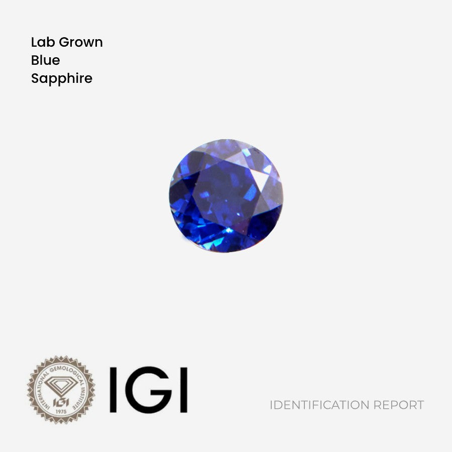 Lab Grown Sapphire Earring Charm