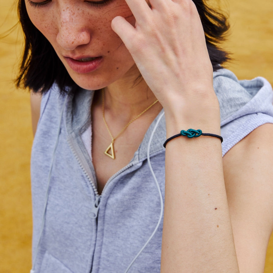 Black String Bracelets - Chinese Knot Series