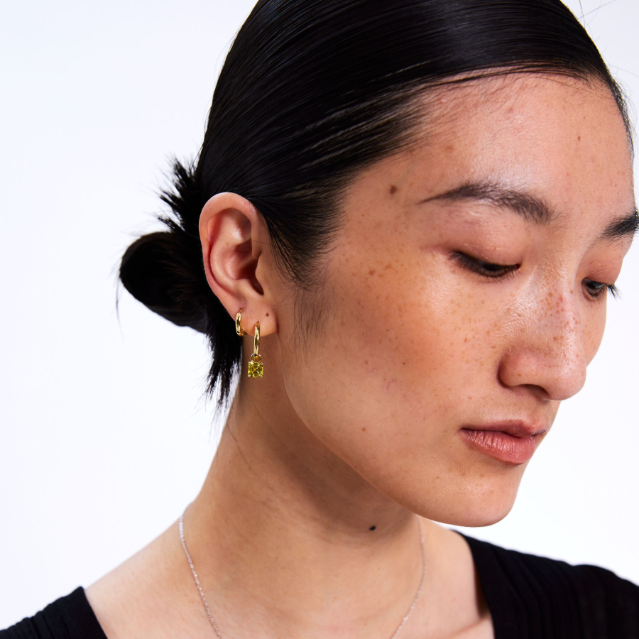 Lab Grown Sapphire Earring Charm