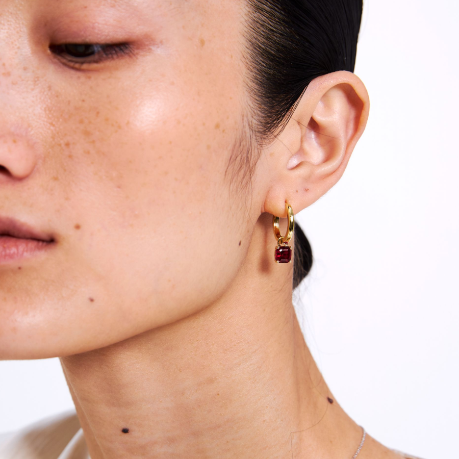 Lab Grown Sapphire Earring Charm