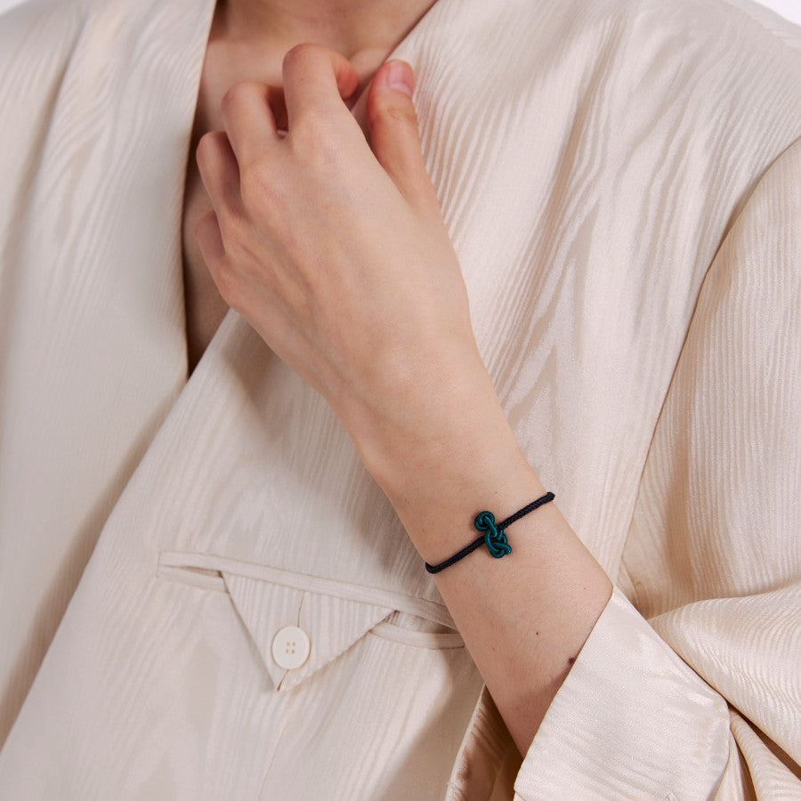 Black String Bracelets - Chinese Knot Series