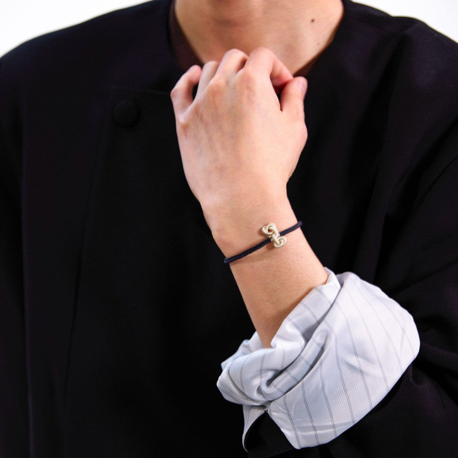 Black String Bracelets - Chinese Knot Series