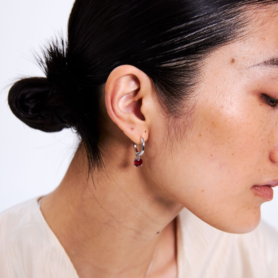 Lab Grown Sapphire Earring Charm