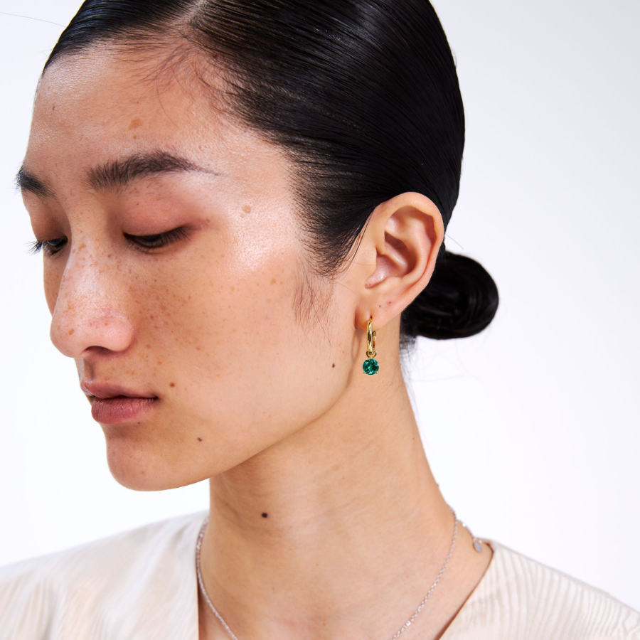 Lab Grown Sapphire Earring Charm