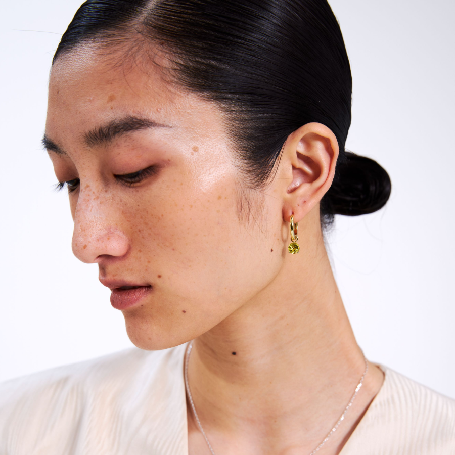 Lab Grown Sapphire Earring Charm