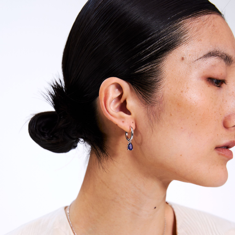 Lab Grown Sapphire Earring Charm