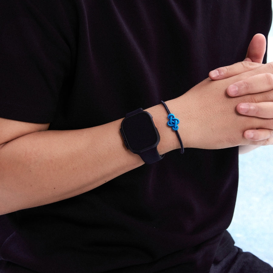 Black String Bracelets - Chinese Knot Series