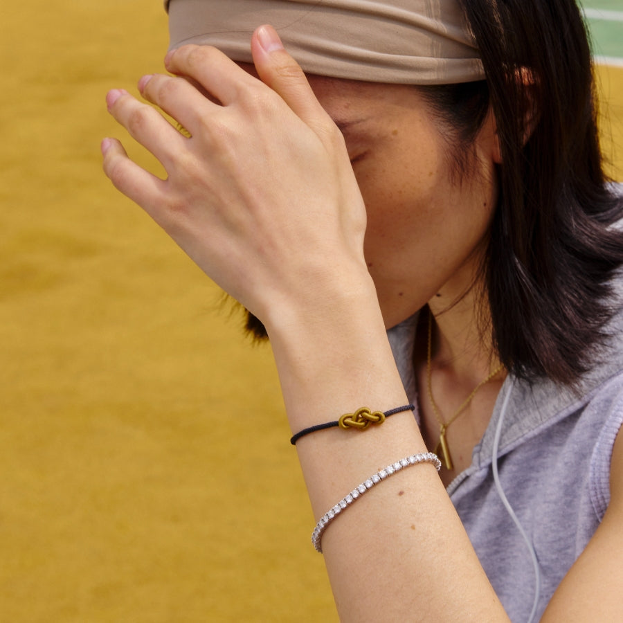 Black String Bracelets - Chinese Knot Series