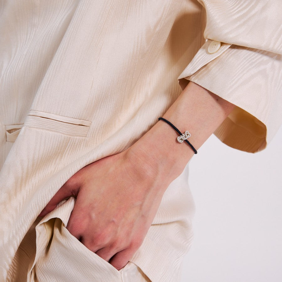 Black String Bracelets - Chinese Knot Series