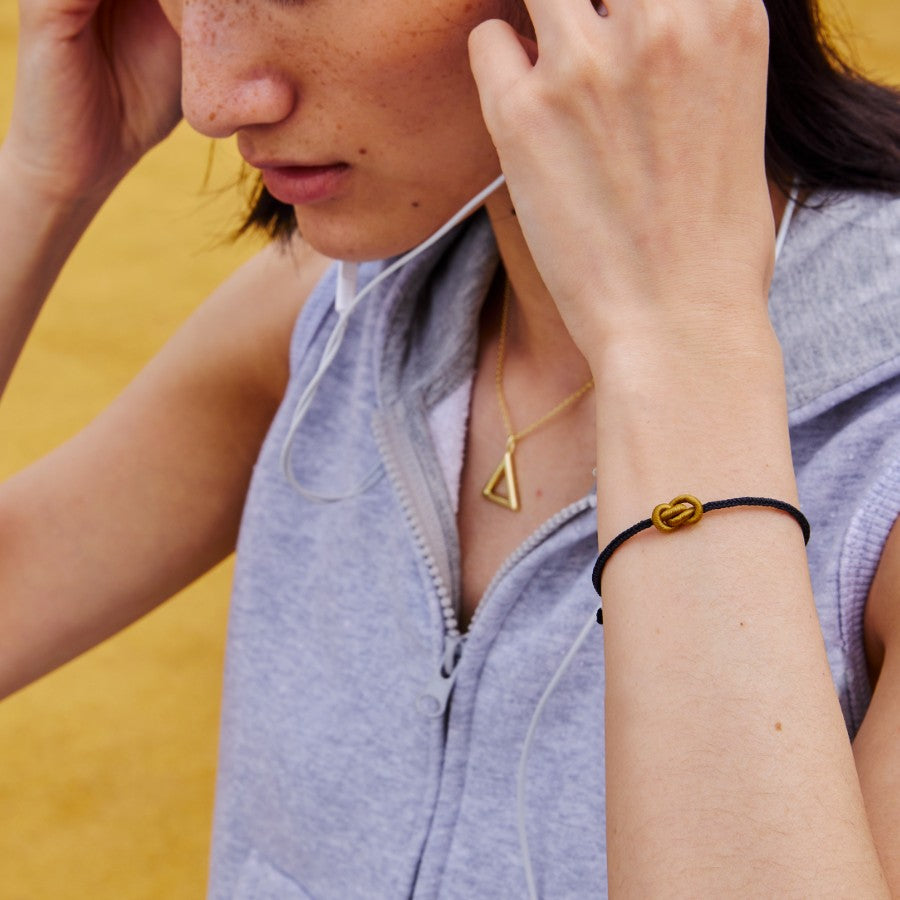 Black String Bracelets - Chinese Knot Series